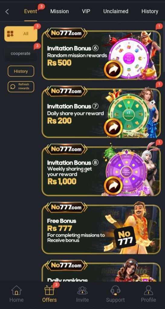 NO777 Game